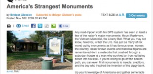 AOL America’s strangest monuments