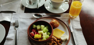 Rio Sagrado breakfast