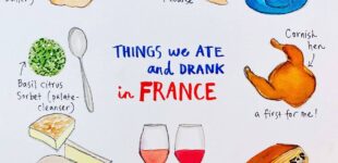 Things we ate and drank in france
